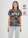 Женская базовая футболка / Kiss