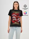 Женская базовая футболка / monster and snake
