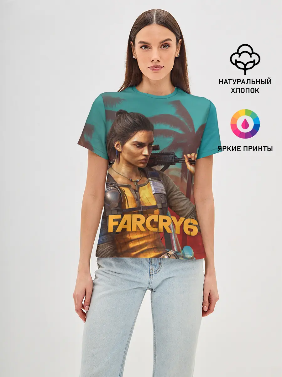Женская базовая футболка / Far Cry Dani Rojas