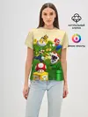 Женская базовая футболка / Mario Coins