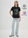 Женская базовая футболка / Skull of pirate