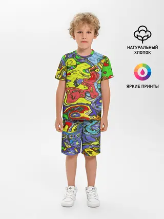 Детская пижама с шортами / Multicolored