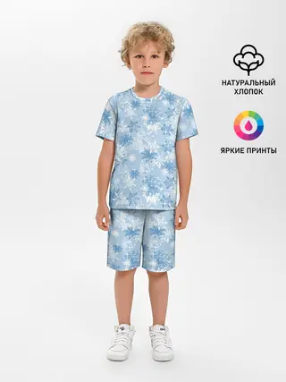 Детская пижама с шортами / Морозец