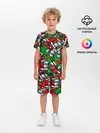 Детская пижама с шортами / НОВОГОДНИЙ AMONG US