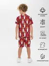 Детская пижама с шортами / Tassels red gold 3D space