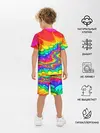Детская пижама с шортами / TIE-DYE