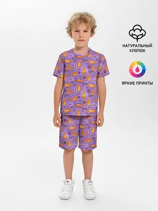 Детская пижама с шортами / Йога