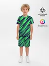 Детская пижама с шортами / Абстрактный дизайн ,,Зелень