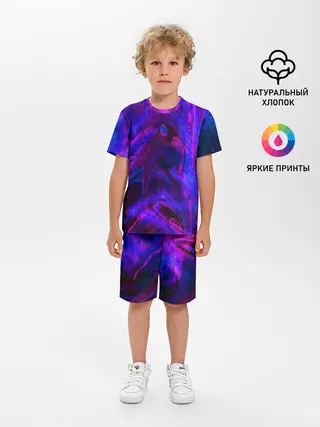 Детская пижама с шортами / Space