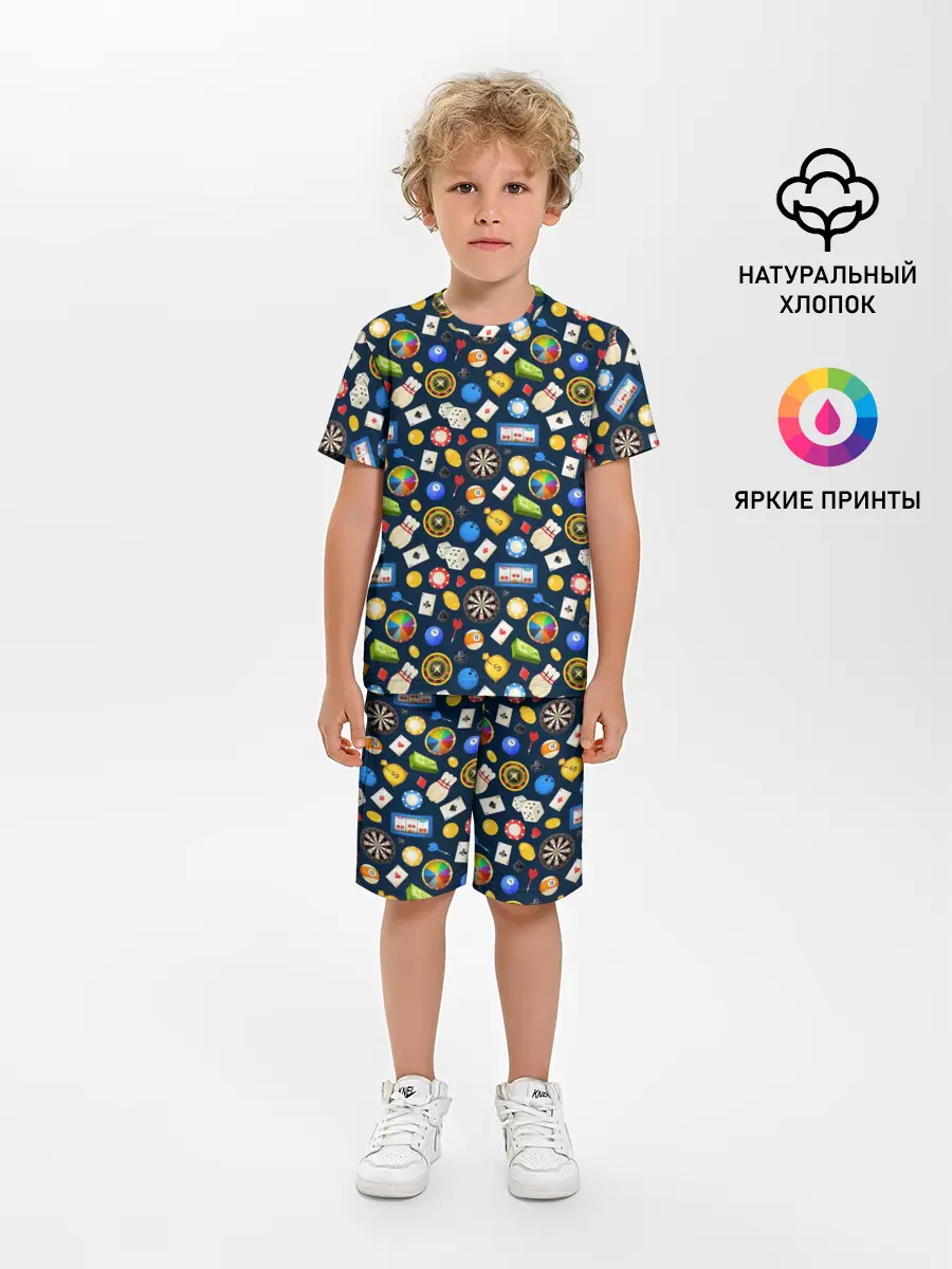 Детская пижама с шортами / Разные Игры