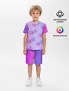 Детская пижама с шортами / Оставайтесь дома