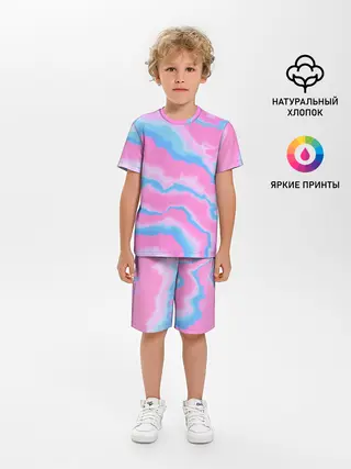 Детская пижама с шортами / Облака