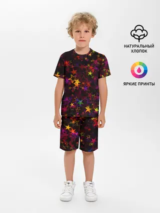Детская пижама с шортами / Stars