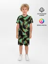 Детская пижама с шортами / Изумрудные осколки кристаллов