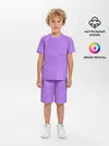 Детская пижама с шортами / Квадраты в квадратах