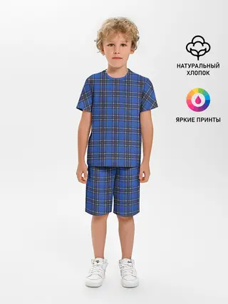 Детская пижама с шортами / стиль Джентльмены