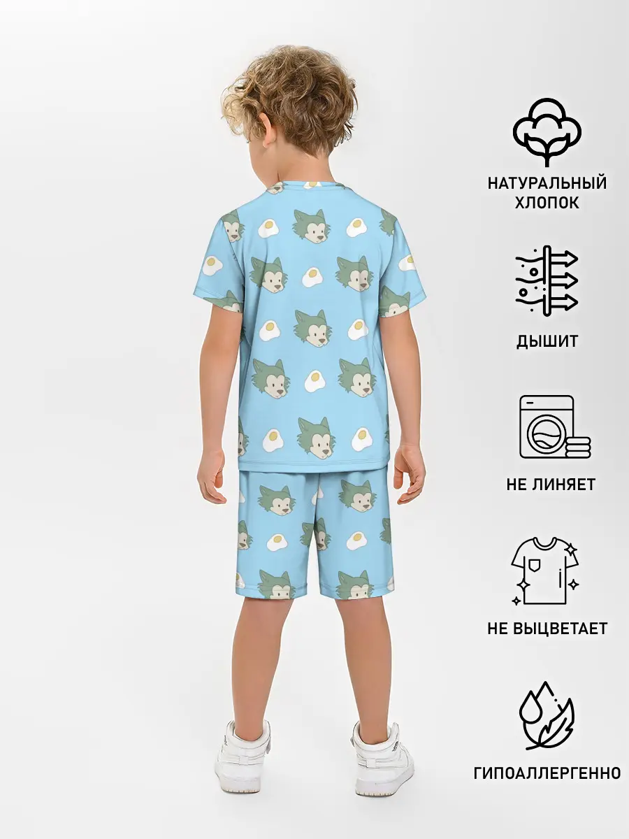 Детская пижама с шортами / Legosi pattern