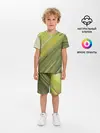 Детская пижама с шортами / Акварельные линии
