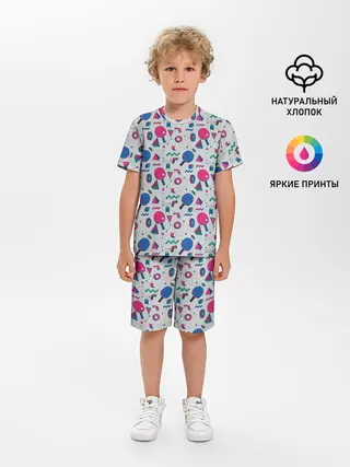 Детская пижама с шортами / Настольный Теннис