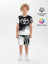 Детская пижама с шортами / Toyota abstract sport