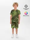 Детская пижама с шортами / КАМУФЛЯЖ BROWN