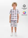 Детская пижама с шортами / Глаза фиолетовые