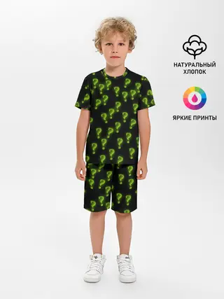 Детская пижама с шортами / Знак вопроса