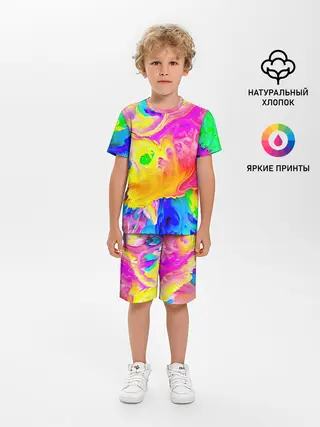Детская пижама с шортами / КРАСКИ