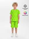 Детская пижама с шортами / Billie Eilish pattern