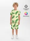 Детская пижама с шортами / Огурчики