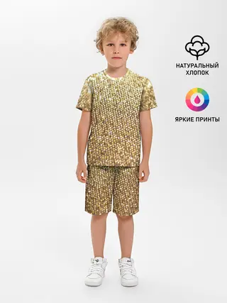 Детская пижама с шортами / Блёстки