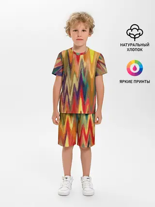 Детская пижама с шортами / Секрет иката