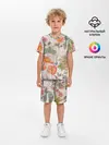 Детская пижама с шортами / Цветы