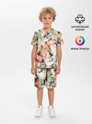 Детская пижама с шортами / Оливье
