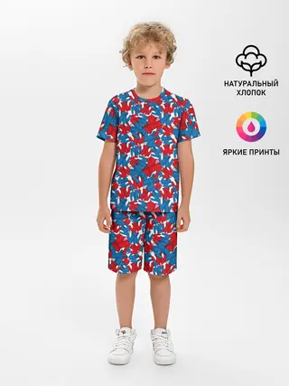 Детская пижама с шортами / Кимоно