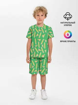 Детская пижама с шортами / Карандаш и линейка