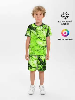 Детская пижама с шортами / Токсичные краски