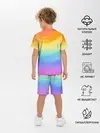 Детская пижама с шортами / РАДУЖНЫЕ ВОЛНЫ | RAINBOW WAVES (Z)