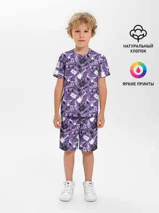 Детская пижама с шортами / Музыка