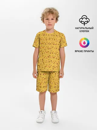 Детская пижама с шортами / Пикачу