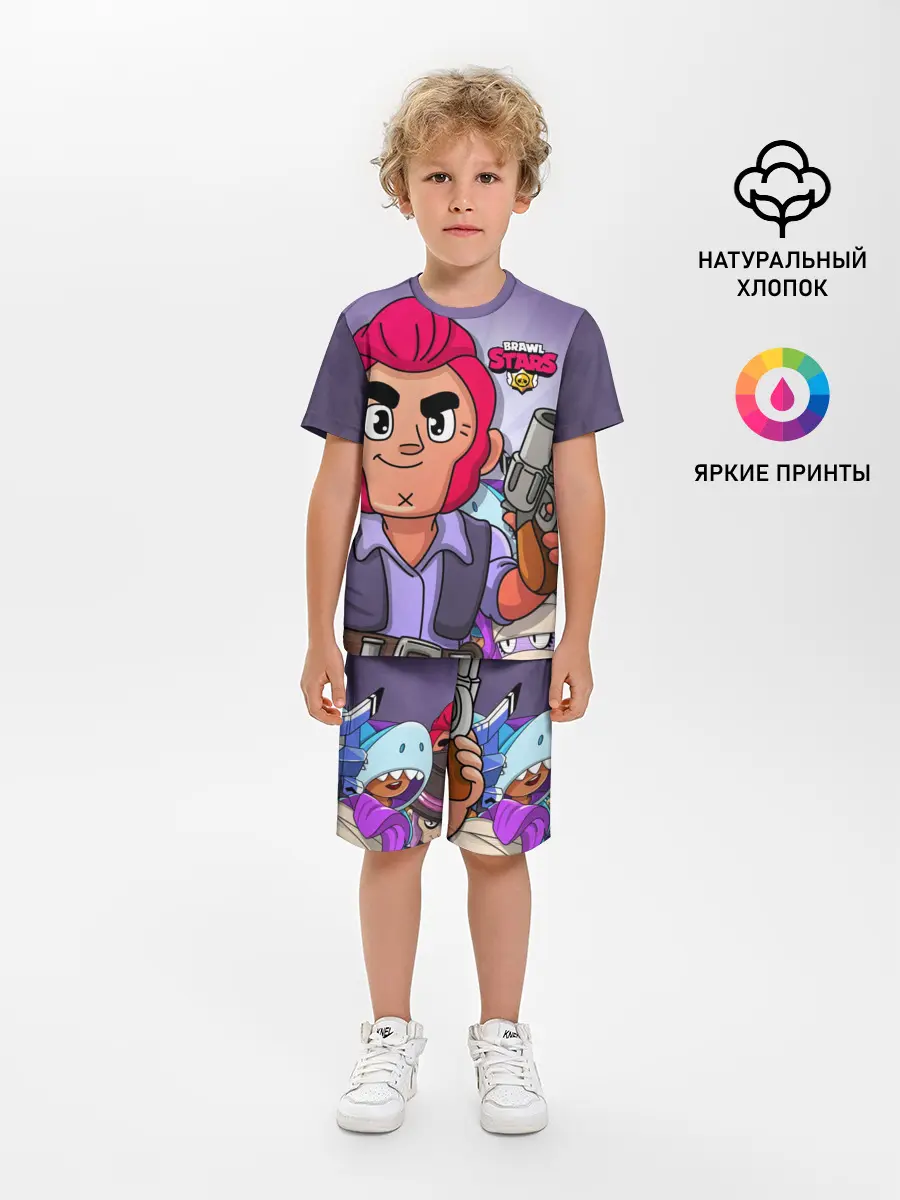 Детская пижама с шортами / BRAWL STARS COLT