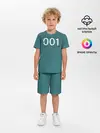 Детская пижама с шортами / Игрок в кальмара 001.