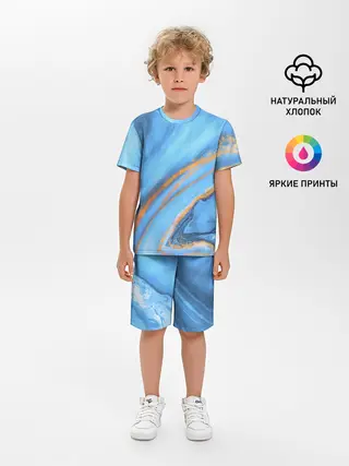 Детская пижама с шортами / Краски