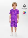 Детская пижама с шортами / ФИОЛЕТОВАЯ ХОХЛОМА