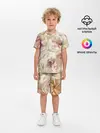 Детская пижама с шортами / Нежные Пионы