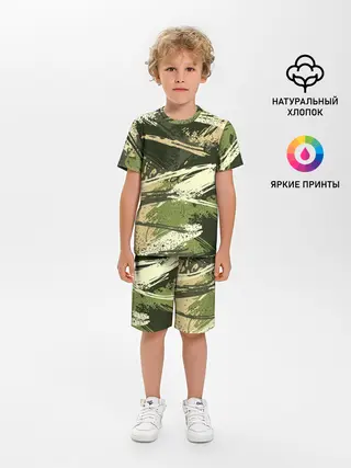 Детская пижама с шортами / КАМУФЛЯЖ