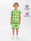 Детская пижама с шортами / Green