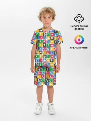 Детская пижама с шортами / СПОРТ