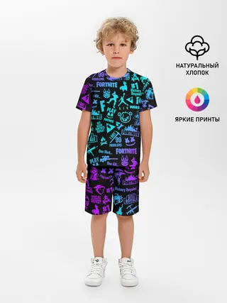 Детская пижама с шортами / FORTNITE