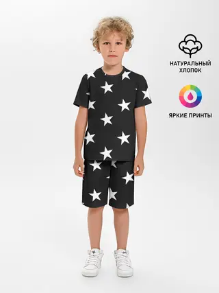 Детская пижама с шортами / Звёзды